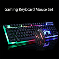 Gaming Keyboard & Mouse Set – RGB Backlit, Ergonomic, 104 Keys, Plug & Play