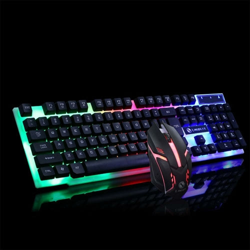 Gaming Keyboard & Mouse Set – RGB Backlit, Ergonomic, 104 Keys, Plug & Play