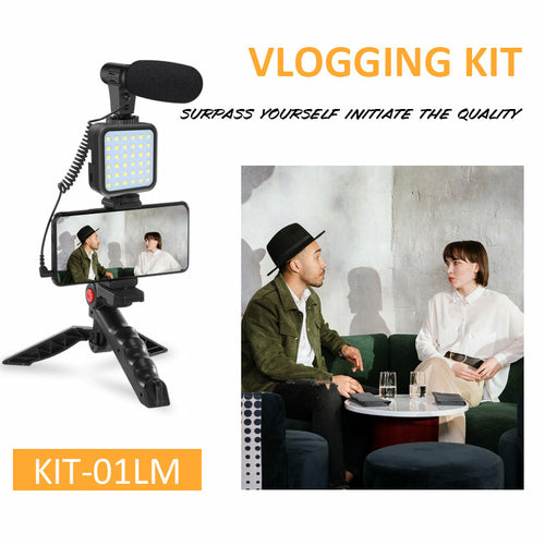 Desktop Tripod Microphone Stand with Condenser Head