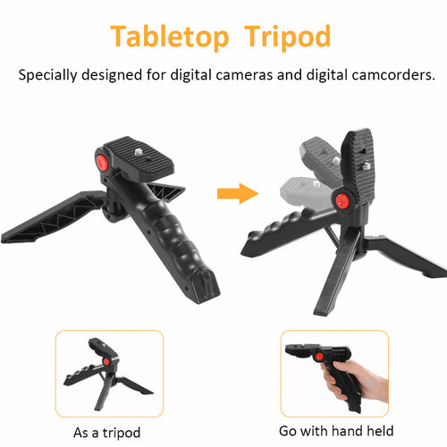 Desktop Tripod Microphone Stand with Condenser Head