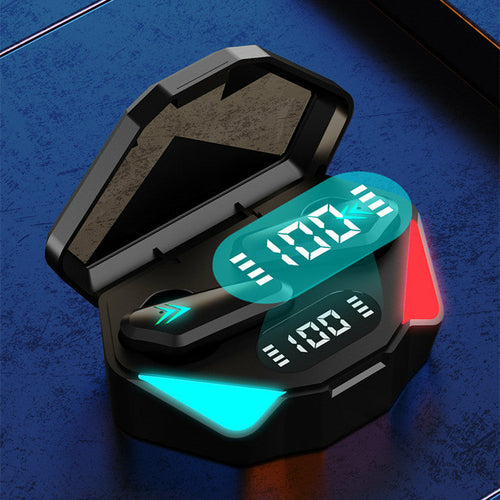 Sports Gaming Bluetooth Earbuds – Low Latency, Digital Display & Voice Control
