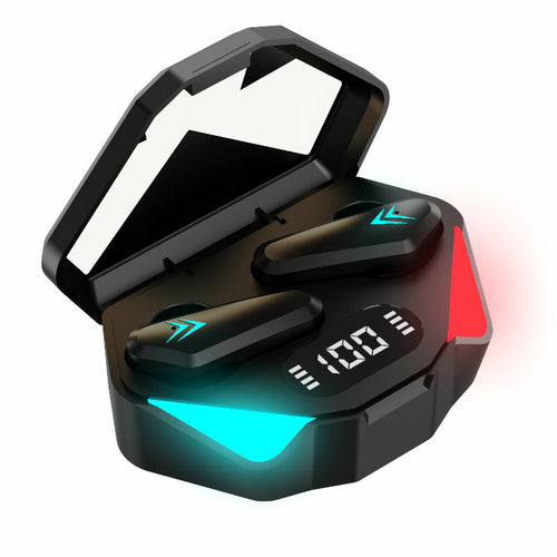 Sports Gaming Bluetooth Earbuds – Low Latency, Digital Display & Voice Control