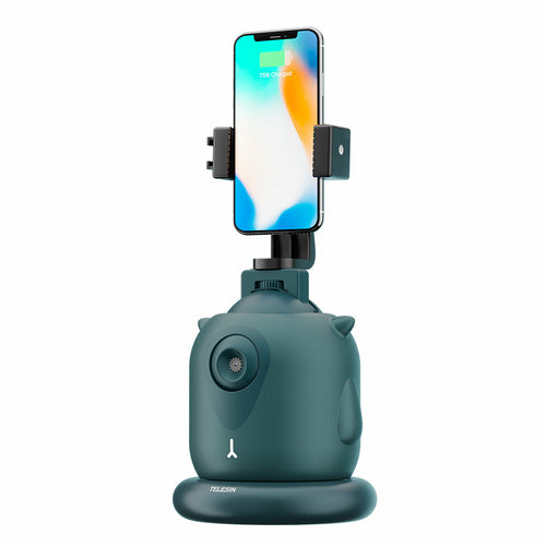 360° AI Smart Gimbal – Face Tracking, Auto Follow, No App Needed