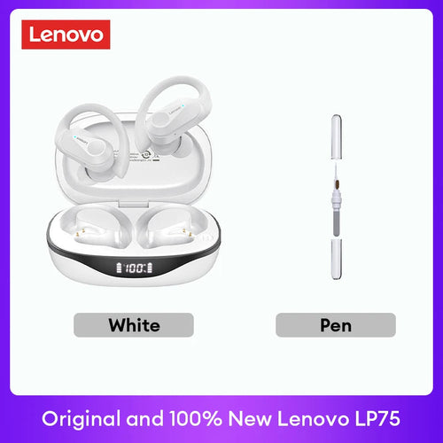Lenovo LP75 TWS Bluetooth 5.3 Wireless Earphones with LED Display