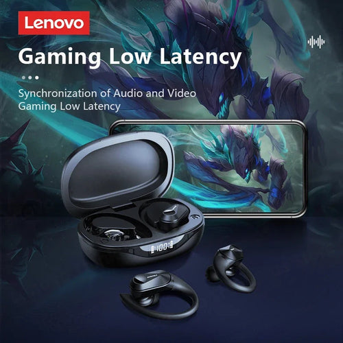 Lenovo LP75 TWS Bluetooth 5.3 Wireless Earphones with LED Display