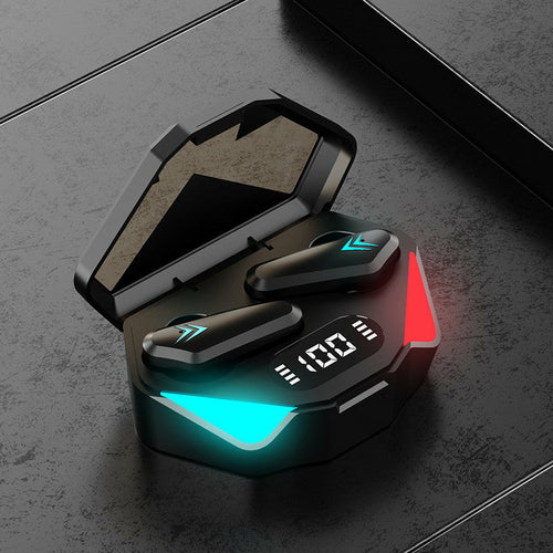 Sports Gaming Bluetooth Earbuds – Low Latency, Digital Display & Voice Control