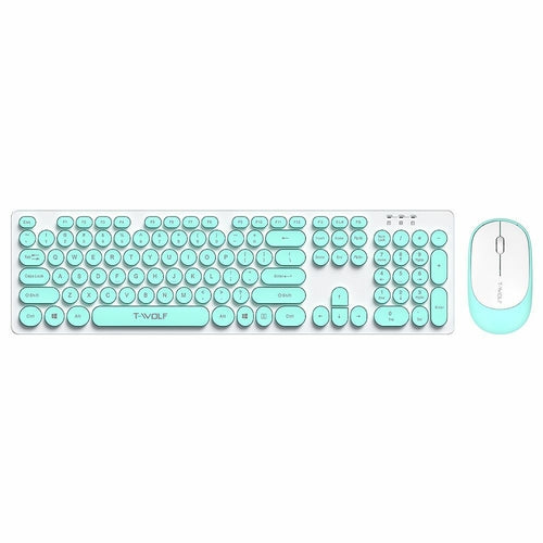 Wireless Keyboard & Mouse Combo – Ergonomic, Waterproof, Plug & Play