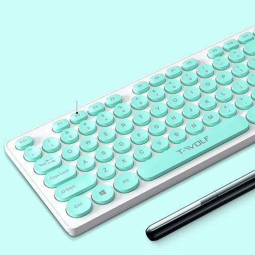 Wireless Keyboard & Mouse Combo – Ergonomic, Waterproof, Plug & Play