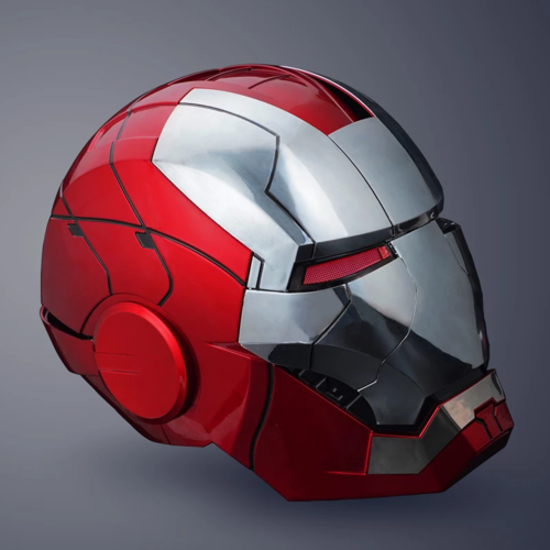 Electric Iron Man Helmet – Remote & Voice Control, Auto-Opening Mask