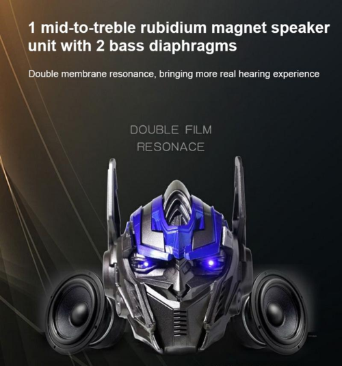 Optimus Prime Portable Wireless Bluetooth Speaker with FM Radio