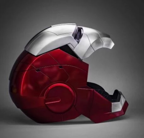 Electric Iron Man Helmet – Remote & Voice Control, Auto-Opening Mask