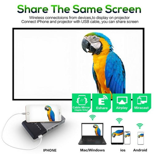 C2 DLP Portable Projector — Android 7.1 | Wi-Fi | HD Ready