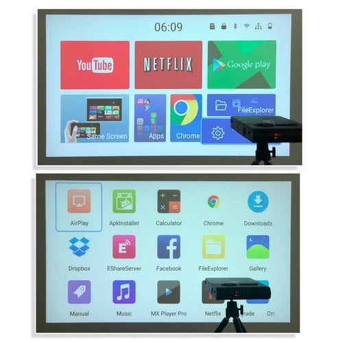 C2 DLP Portable Projector — Android 7.1 | Wi-Fi | HD Ready