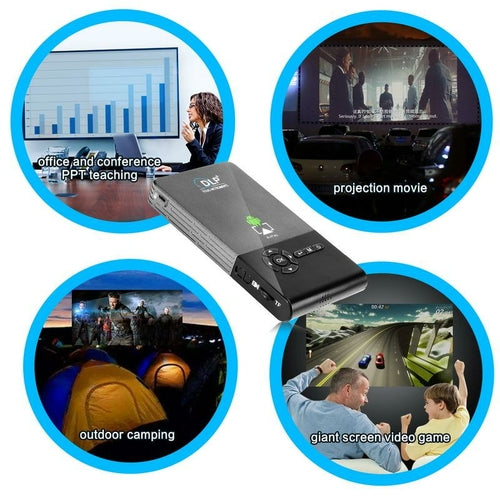 C2 DLP Portable Projector — Android 7.1 | Wi-Fi | HD Ready